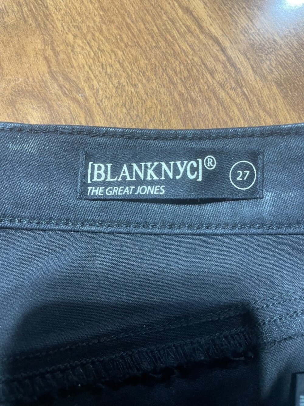 BlankNYC SPARTACUS THE GREAT JONES High Rise Skinny Black Button Fly Jeans 27 - Picture 8 of 12